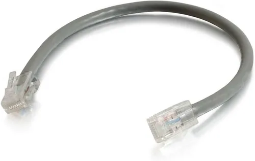 Vista 100 de C2G 24494 Cable cruzado Cat5e - Cable de conexión de red sin blindaje sin arranque, naranja (3 pies, 3.0 ft)