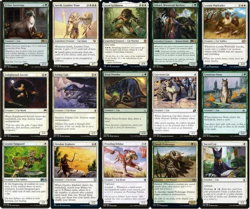 Vista 3 de Baraja Cat Commander – EDH – 100 cartas – Custom Magic The Gathering Deck – Muy fuerte