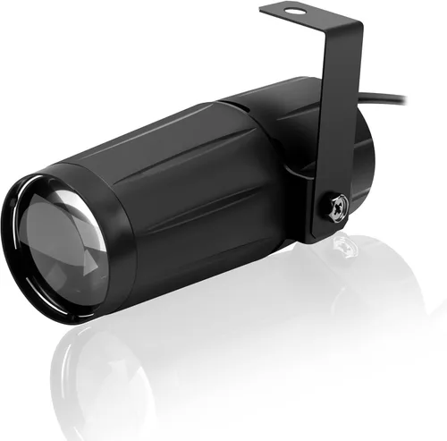 Vista 11 de U`King Pinspot Light RGBW 10W LED Beam Pin Spot por DMX 512 Proyector controlado activado por sonido para espejo, fiesta, boda, DJ, discoteca