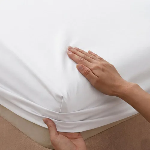 Vista 56 de Sábana bajera ajustable de lujo suave de 600 hilos, 100% algodón egipcio, sábana bajera ajustable individual con elástico alrededor, se adapta a