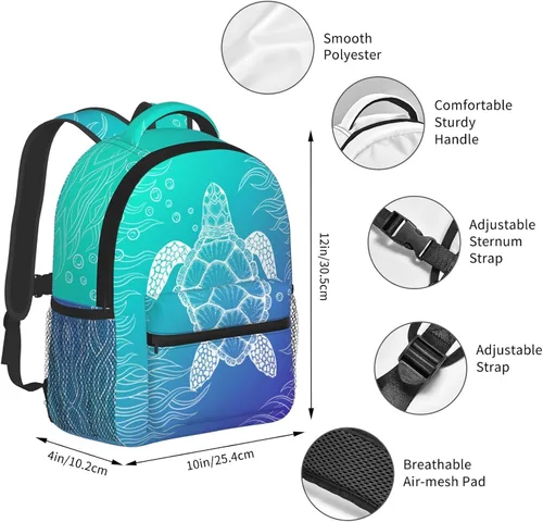 Vista 5 de YSBKN Mini mochila escolar de 12 pulgadas para niños y niñas, Multicolor6, Mochilas Daypack