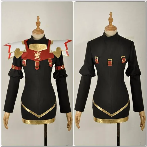 Vista 3 de Yejue Disfraz de cosplay para mujer con capa, conjunto completo para fiesta de Halloween