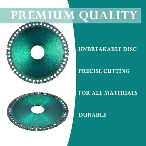 Vista 3 de 5 paquetes de discos indestructibles de 4 pulgadas para amoladora, disco indestructible 2.2 para amoladora angular 7/8" (modelo 100/115/125)