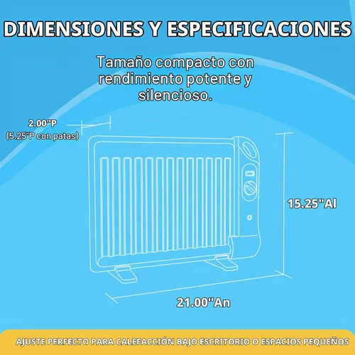 Vista 8 de Calentador portátil NewAir AH-400, blanco