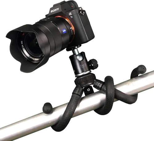 Vista 2 de EVO Gimbals GS-Flex Mini Trípode Flexible de Pierna para Cámaras DSLR y sin espejo de hasta 6.6 lbs Incluye cabezal de bola giratorio de aluminio