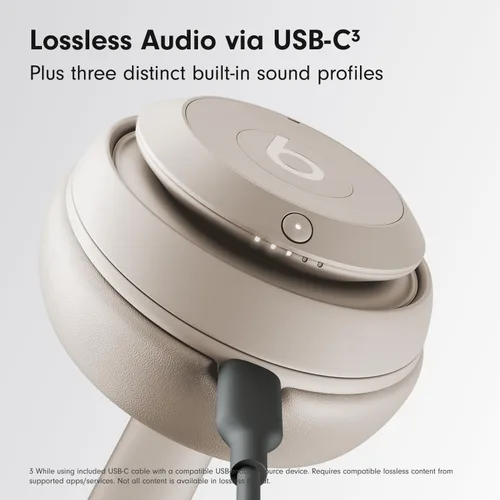 Vista 5 de Beats Studio Pro - Auriculares inalámbricos Bluetooth con cancelación de ruido, color arenisca (renovado)