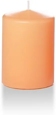 Vista 63 de yummi Caja de 12 velas redondas blancas de 3" x 4