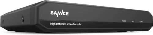 Vista 4 de SANNCE Grabador DVR de 16 canales 1080P con función de alerta por correo electrónico y detección de movimiento, salida HDMI 1080P, sin HDD y cámara