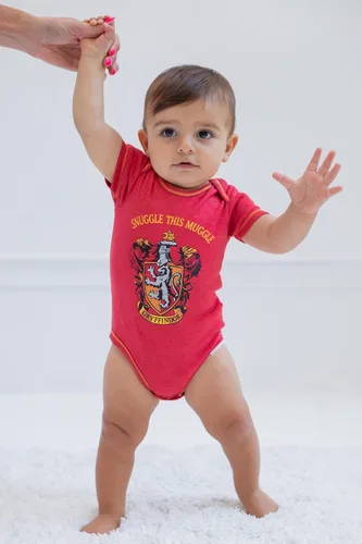 Vista 2 de Harry Potter Paquete de 4 mamelucos para bebé recién nacido a bebé
