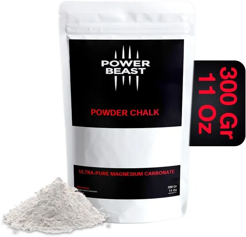 Vista 3 de Powder Chalk Gym de 10.58 oz-10.58 onzas, tiza de gimnasio, carbonato de magnesio para un mejor agarre, levantamiento de pesas, escalada en roca