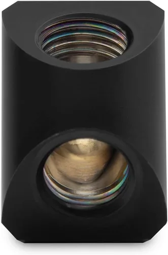 Vista 2 de EK WB EK-Quantum Torque Static 90 Degree Fitting, hembra a hembra, negro, paquete de 2