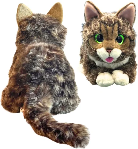 Vista 4 de Cuddle Barn - Lil BUB Peluche de gatito suave y adorable, juguete de animal de peluche, 10 pulgadas
