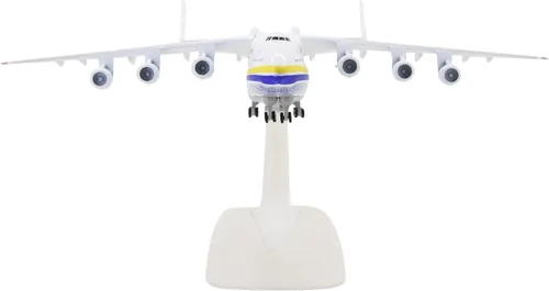 Vista 4 de TANG DYNASTY 1:400 Antonov An-225 Mriya Modelo de avión de transporte grande, avión fundido a presión, para coleccionar y regalo, decoración