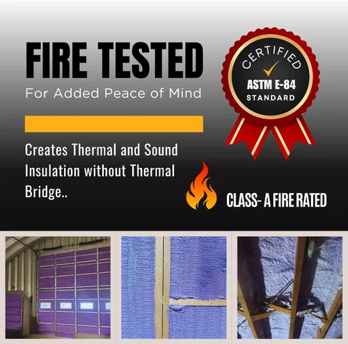 Vista 4 de Purplecoat Sistema de espuma de celda cerrada (1 paquete + limpiador) Self Expanding Insulation, R-5.66 Thermal Value, 29 Oz Cans, 20 Board Feet