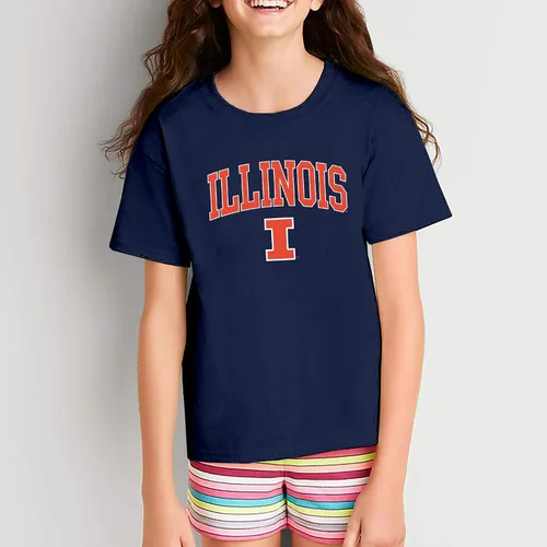 Vista 715 de NCAA Arch Logo, camiseta juvenil color del equipo, universidad - universidad