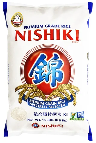Vista 7 de Nishiki - Arroz Musenmai, arroz blanco de grano medio, 2 libras (paquete de 12)