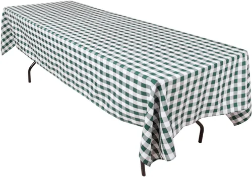 Vista 21 de LinenTablecloth - Mantel cuadrado de poliéster de 54 pulgadas, color blanco y negro