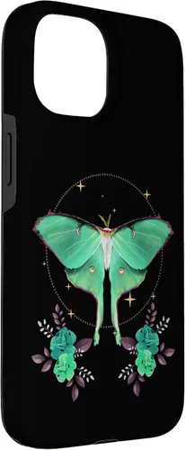 Vista 3 de Bonita funda con temática de Luna Moth Beautiful Butterfly Insect Lover para iPhone 15
