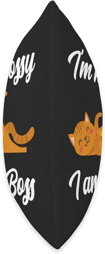 Vista 2 de I'm Not Bossy I Am The Boss Funny Job Cat Sarcasm I'm Not Bossy I Am The Boss Day Cat - Almohada divertida de humor para trabajo, oficina, 16 x 16