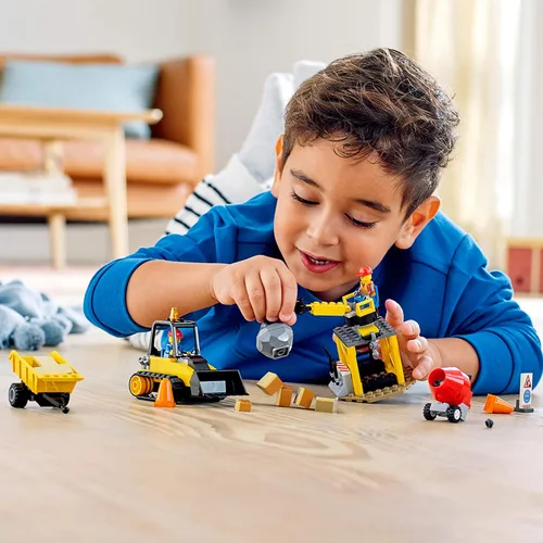 Vista 3 de LEGO City Construction Bulldozer 60252 - Juego de construcción de juguete para niños (126 piezas)