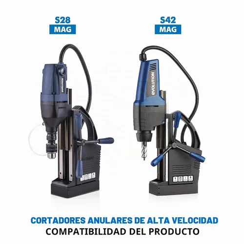 Vista 8 de Evolution Power Tools Kit de Cortador Anular para Taladros Magnéticos/Mag, Broca de 1 Pulgada de Profundidad, Ancho Mixto de 7/16 a 1-1/8 Pulgadas