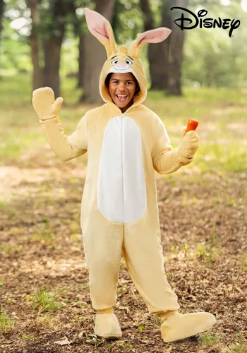 Vista 2 de Disney - Disfraz de conejo de lujo, disfraz de Halloween con capucha para niños y niñas, con mitones, Winnie the Pooh