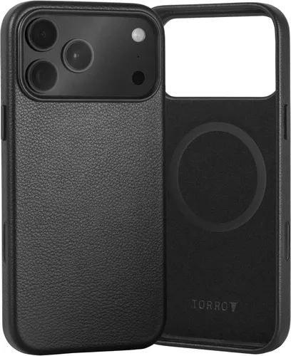 Vista 7 de Funda Premium de Piel TORRO Compatible con iPhone 17 de 6.3” 2025 – Funda Ultra Delgada con Amortiguación de Piel Genuina Compatible con MagSafe