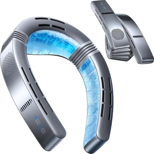 Vista 10 de TORRAS COOLiFY 2026 Cyber Fold AI - Aire acondicionado de cuello, zona de enfriamiento máximo, enfriador de cuello y cara con viento fuerte