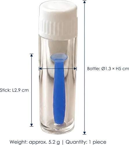 Vista 9 de Herramienta de silicona suave para lentes de contacto, práctico removedor de émbolo para lentes suaves y duras, accesorio multiusos, herramienta