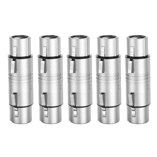 Vista 7 de CableCreation - Conector adaptador XLR, acoplador de extensión de cable de micrófono XLR