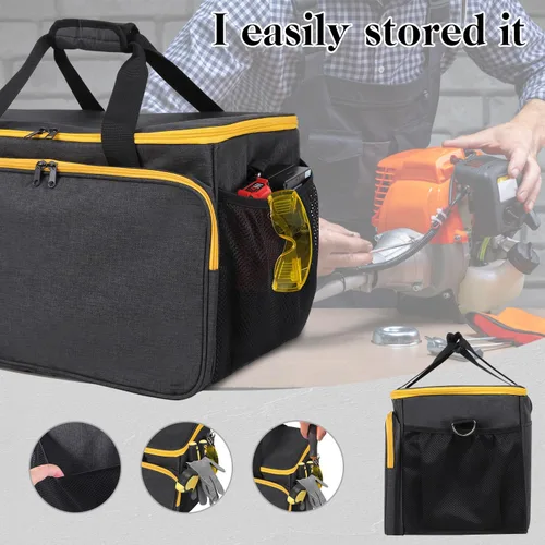 Vista 2 de Bolsa de transporte para sierra circular DEWALT 20V MAX DCS391B/DCS565B, estuche de almacenamiento para sierra circular DEWALT 20V MAX