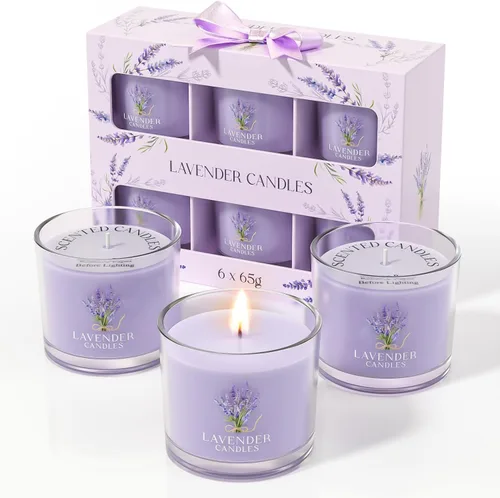 Vista 14 de CHILLFLAME Velas perfumadas de regalo para mujer, juego de regalo de velas para ella, 6 velas votivas perfumadas, regalos de cumpleaños