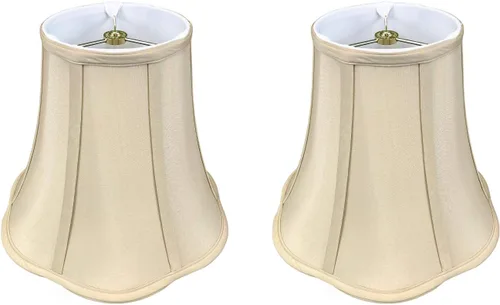 Vista 13 de Royal Designs, Inc. BSO-703-10BG - Pantalla de campana festoneada inferior, 5 x 10 x 8.25, beige