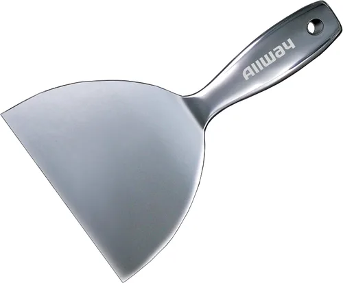 Vista 9 de ALLWAY UX15F - Cuchillo de masilla de acero inoxidable flexible de una sola pieza, 1.5 pulgadas Mango ergonómico, extremo de martillo integrado