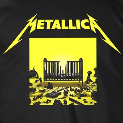 Vista 3 de Metallica Camiseta M72 Seasons Squared Cover Oficial Unisex Negro