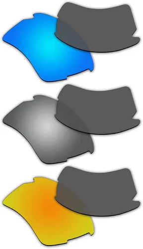 Vista 3 de 3par de lentes polarizadas para Oakley Flak 20XLGafas de sol de repuesto Pack P20