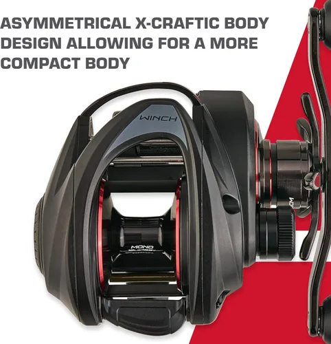 Vista 7 de Abu Garcia Revo Winch - Carrete de pesca de bajo perfil Baitcast