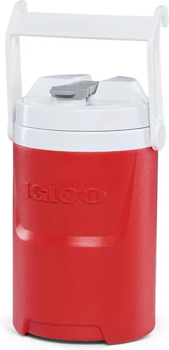 Vista 3 de Igloo Jarra deportiva roja de 1/2 galón con ganchos Rojo