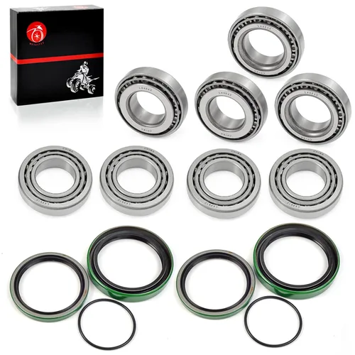 Vista 2 de MOTO1988 Kit de rodamientos y sellos de puntal de rueda delantera para Polaris Sportsman 335 400 500 Magnum 325 425 500 Scrambler 400 500 Worker 335