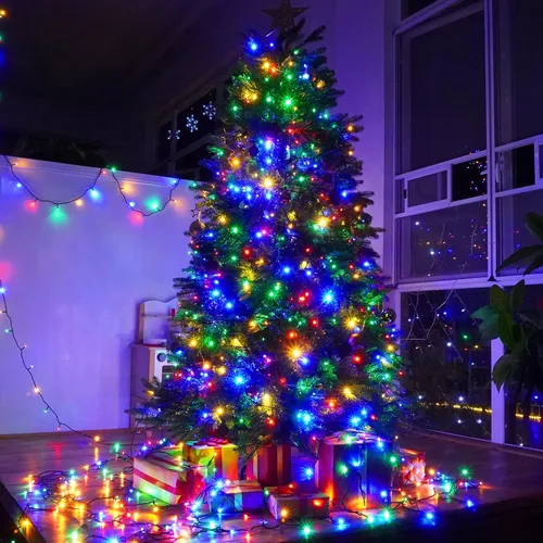 Vista 7 de LYHOPE Luces de Navidad, Bajo Voltaje 98.4 pies 300 Luces LED de Navidad - con Adaptador de Fuente de Alimentación Certificado UL de 30V Luces