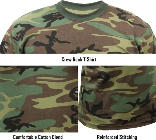 Vista 4 de Rothco Camo T-Shirt Uniforme de combate del desierto de 6
