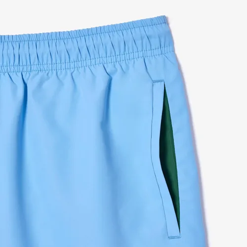 Vista 55 de Lacoste Bañador de secado rápido para hombre de 5.5 pulgadas