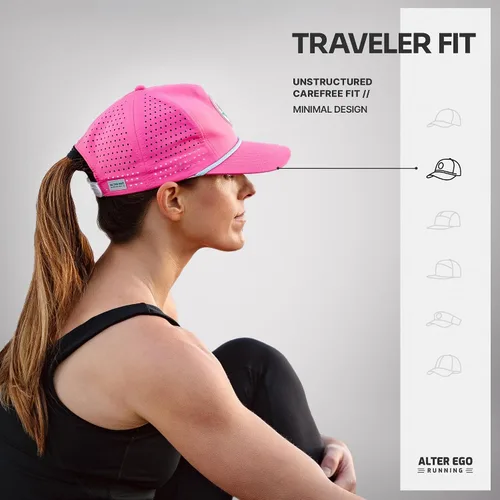 Vista 5 de Alter Ego Running Traveler Splash - Gorro de alta calidad, duradero, ligero y transpirable