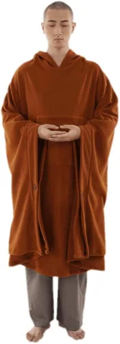 Vista 5 de KATUO meditación budista capa con capucha mujeres hombres traje oversize