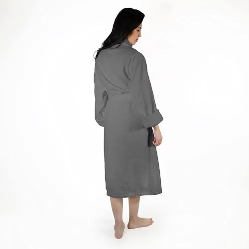Vista 4 de Superior Men's Traditional Premium Turkish Cotton Lightweight Long Bathrobe with Pockets