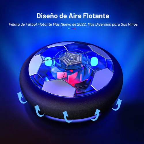 Vista 3 de HopeRock Pelota de Fútbol Flotante 3 en 1 Juego de Hockey y Bolos, Juguetes de Interior y Exterior para Niños de 3-12 Años, Juguetes de Exterior