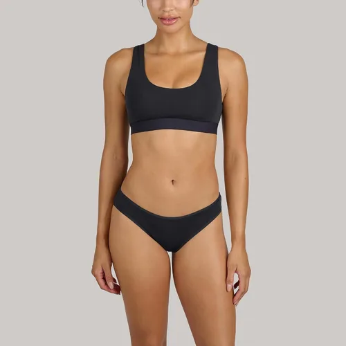 Vista 4 de MeUndies Bikini de algodón elástico para mujer - Bragas cómodas - Paquete de 3 - Tela exclusiva de Tienda