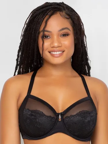 Vista 5 de Curvy Couture Sujetador con aros de encaje Luxe de talla grande para mujer