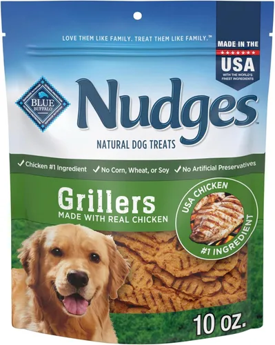 Vista 14 de Blue Buffalo Nudges Grillers - Golosinas naturales para perros, carne de res, 16 onzas