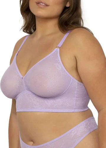 Vista 5 de Smart & Sexy Bralette largo de encaje liso para mujer